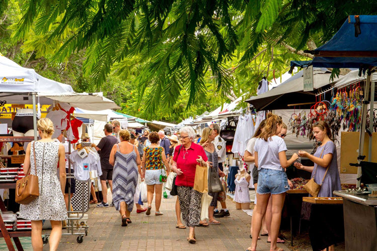 Eumundi Christmas Night Market Noosa Outback